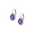 Medium Cluster Leverback Earrings in "Wildberry" *Preorder*