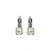 Petite Single Stone Leverback Earrings in "Pearl" *Custom*