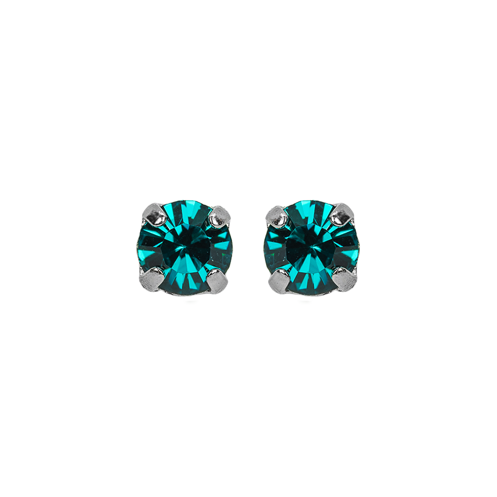 Petite Everyday Stud Earrings *Choose Your Color* - Rhodium