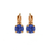 Petite Single Stone Leverback Earrings in Tanzanite *Preorder*