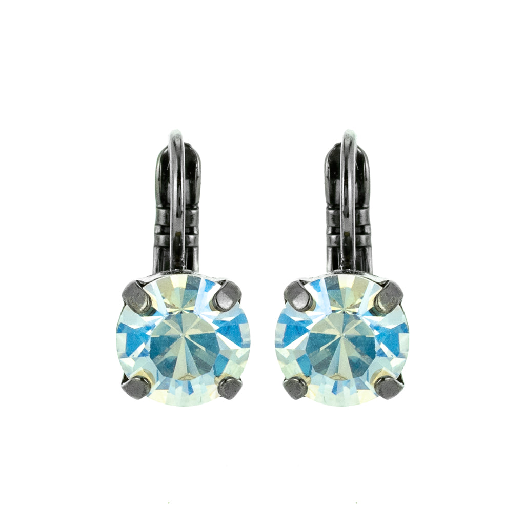 Medium Everyday Leverback Earrings in "Crystal Moonlight" *Preorder*