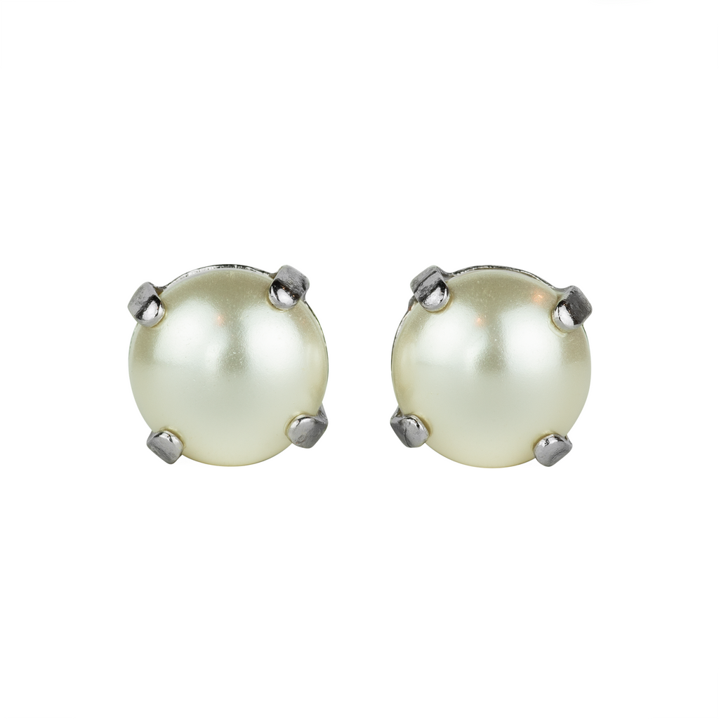 Medium Everyday Post Earrings in Pearl *Preorder*