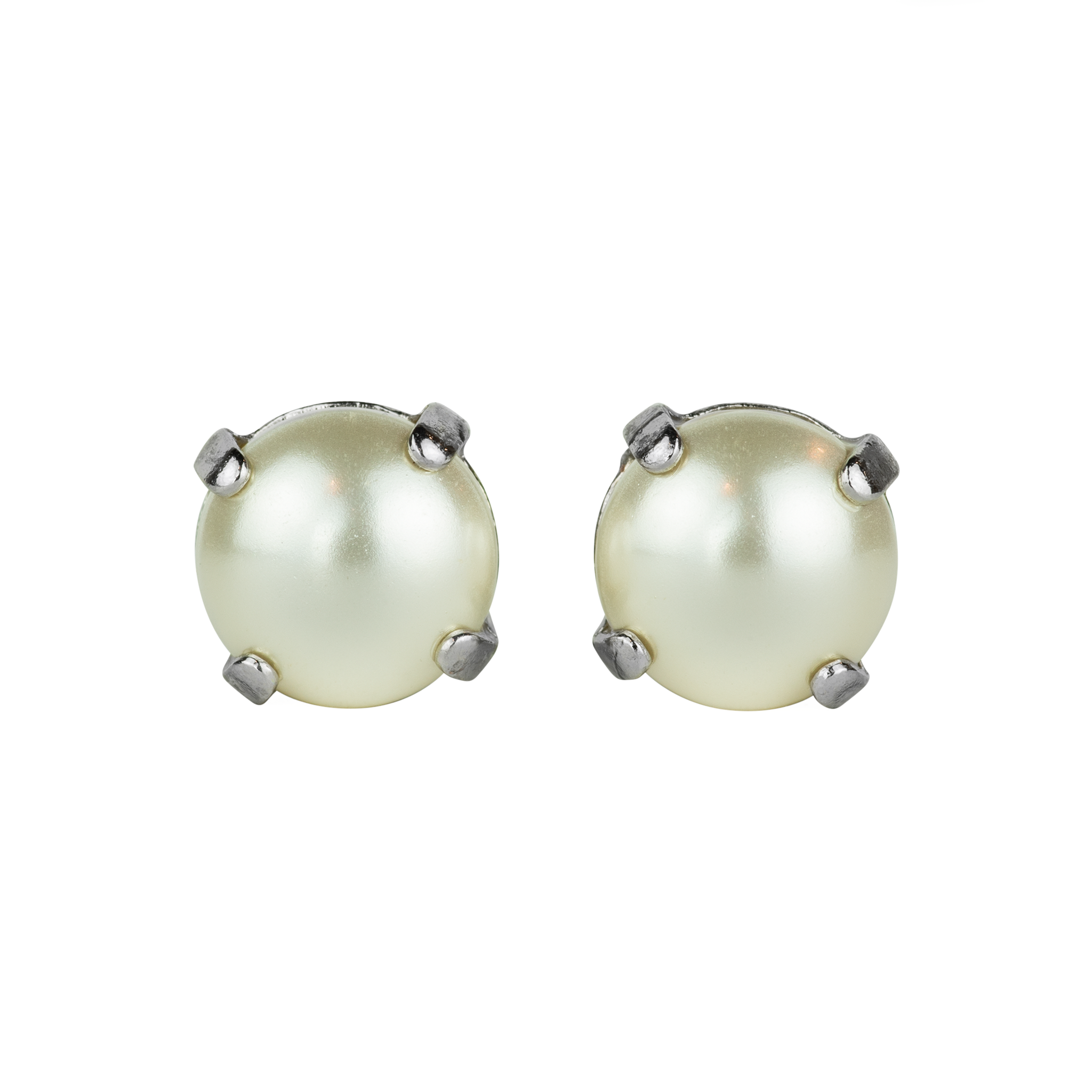 Medium Everyday Post Earrings in Pearl *Custom*
