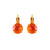 Medium Everyday Leverback Earrings in "Sun-Kissed Flame" *Preorder*