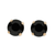 Medium Everyday Post Earrings in Jet Black *Custom*