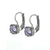 Medium Everyday Leverback Earrings in "Violet" *Preorder*