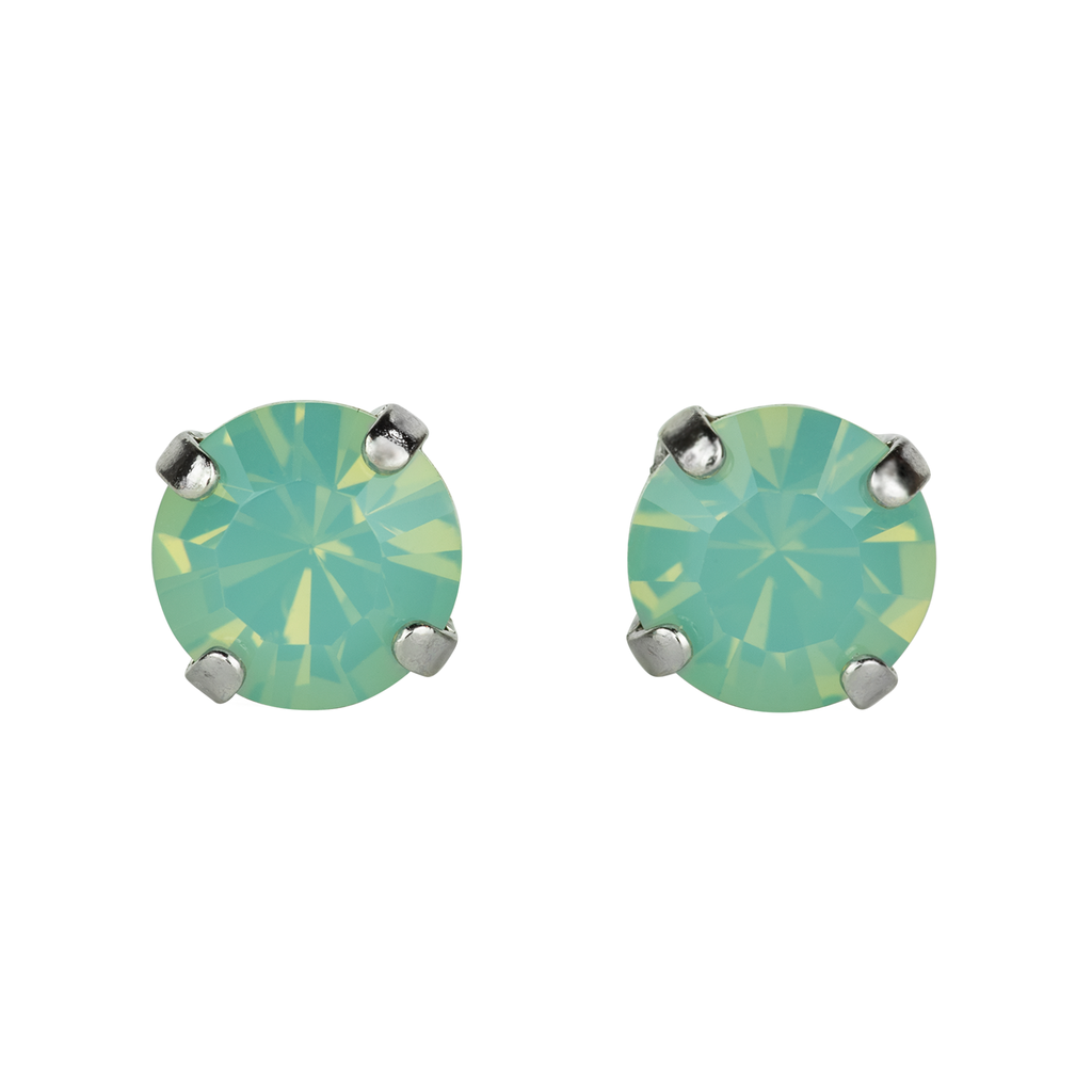 Medium Post Earrings in Pacific Opal *Custom*