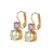 Double Round Leverback Earrings in "Romance" *Preorder*