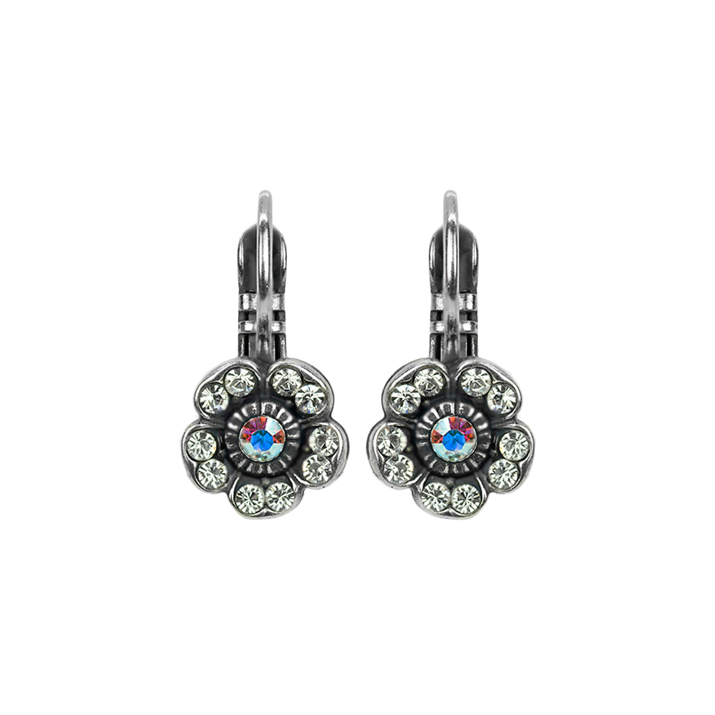 Petite Cosmos Leverback Earrings in On A Clear Day *Preorder*
