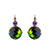 Extra Luxurious Double Stone Leverback Earrings in "Mint Chip" *Custom*