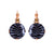 Extra Luxurious Double Stone Leverback Earrings in "Magic" *Custom*