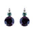 Extra Luxurious Double Stone Leverback Earrings in "Enchanted" *Preorder*