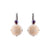 Extra Luxurious Double Stone Leverback Earrings in "Cake Batter" *Preorder*