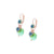 Petite Flower Dangle Leverback Earrings in "Chamomile" *Preorder*