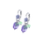 Petite Flower Dangle Leverback Earrings in "Matcha" *Preorder*