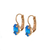 Marquise Leverback Earrings in Sun-Kissed "Ocean" *Custom*