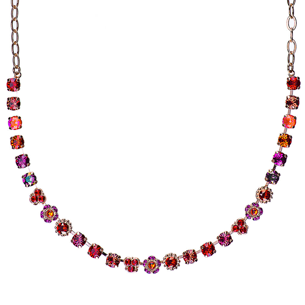 Petite Blossom Necklace in "Hibiscus" *Preorder*