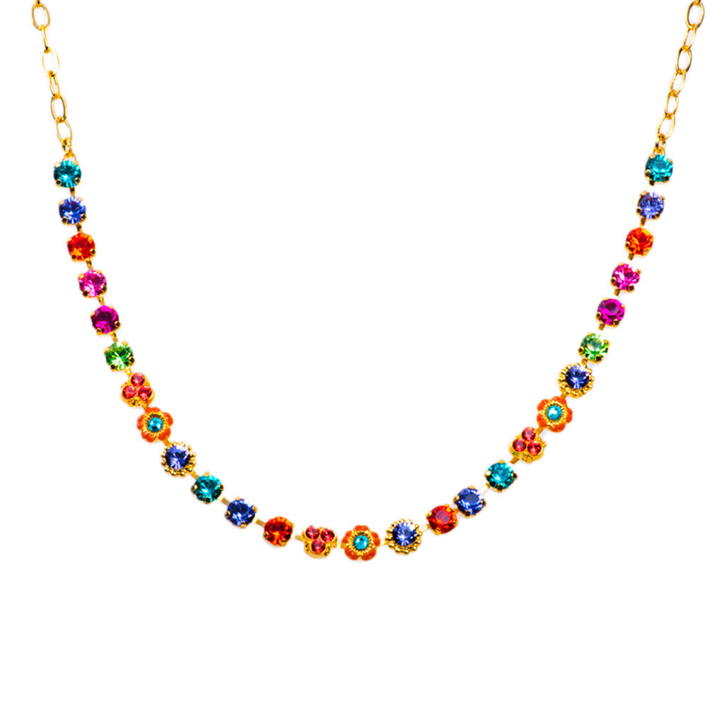 Petite Blossom Necklace in "Rainbow Sherbet" *Preorder*