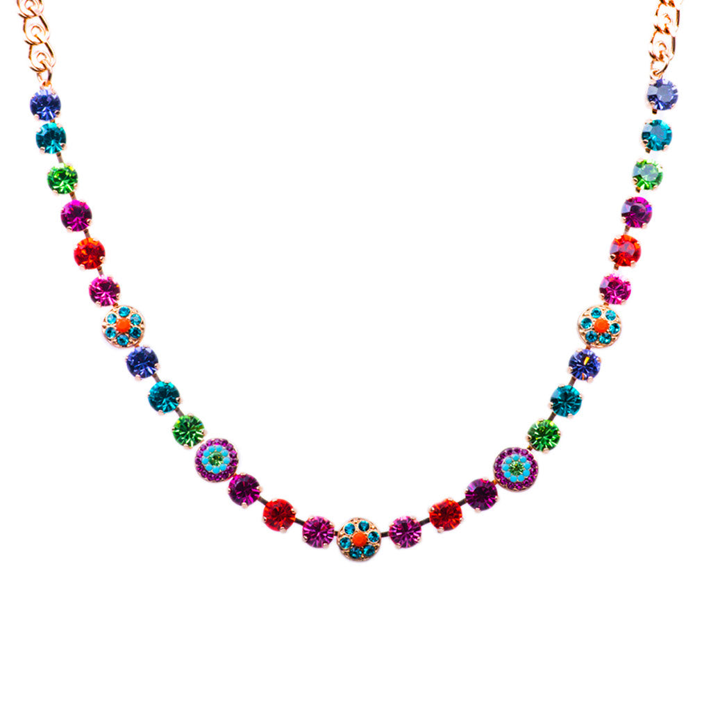 Medium Pavé Necklace in "Rainbow Sherbet" *Preorder*