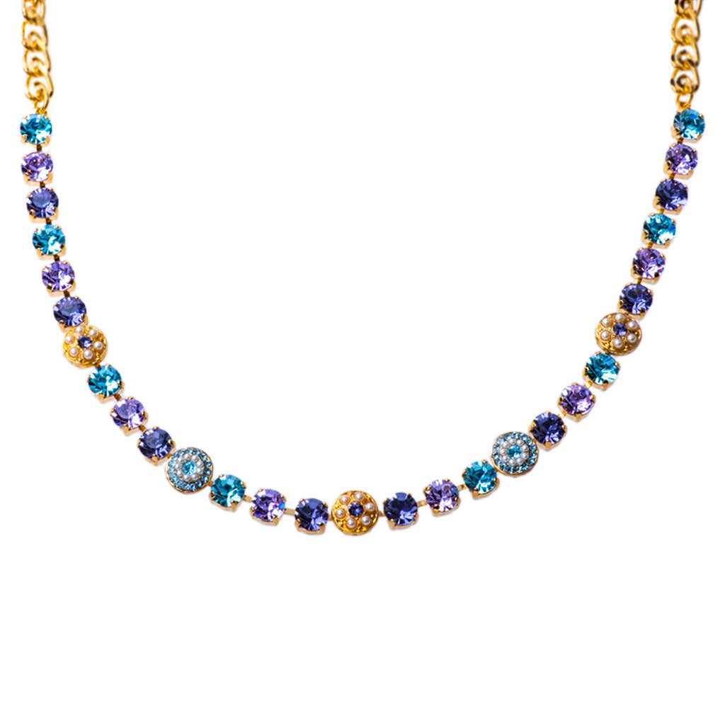 Medium Pavé Necklace in "Blue Moon" *Preorder*