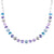 Medium Oval and Pavé Necklace in "Blue Moon" *Preorder*