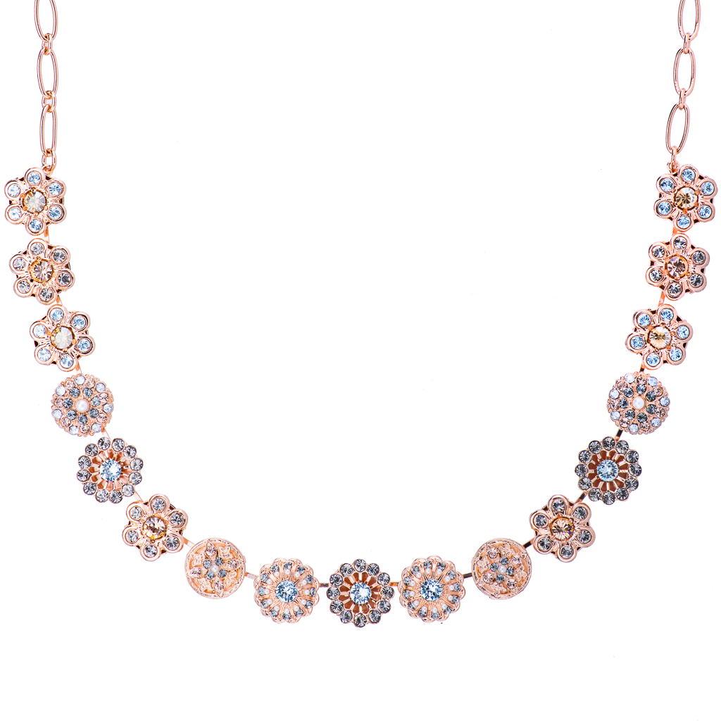 Extra Luxurious Rosette Necklace in "Earl Grey" *Preorder*