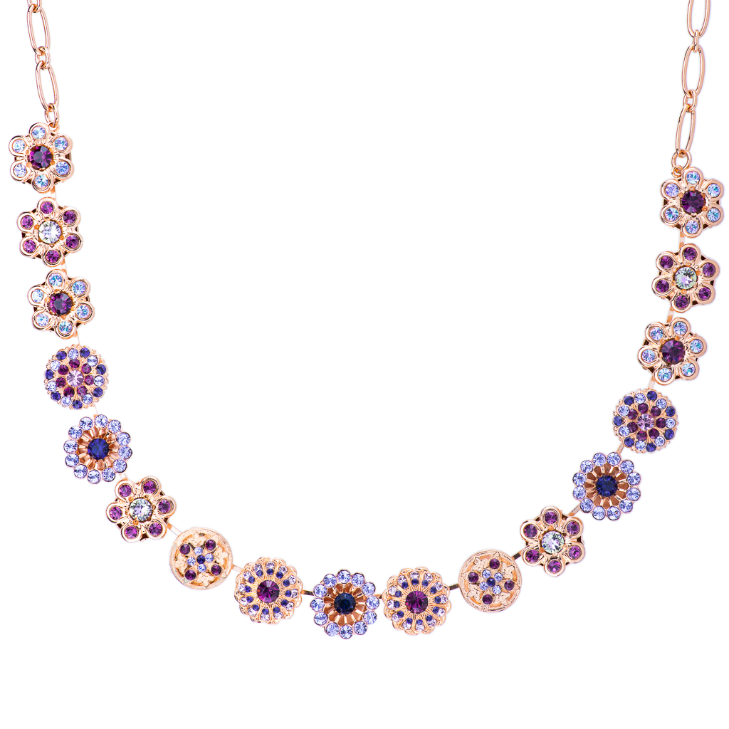 Extra Luxurious Rosette Necklace in "Wildberry" *Custom*