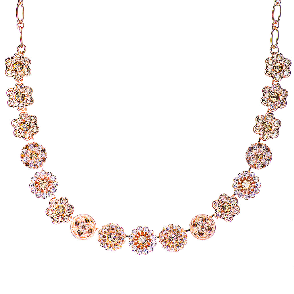 Extra Luxurious Rosette Necklace in "Chai" *Custom*
