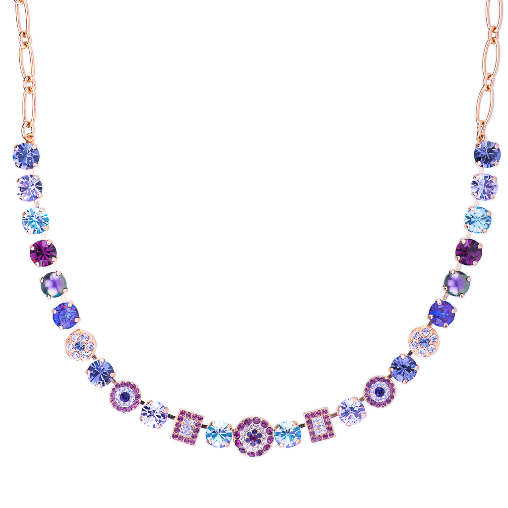 Medium Cluster and Pavé Necklace in "Wildberry" *Preorder*