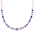 Medium Cluster and Pavé Necklace in "Wildberry" *Preorder*