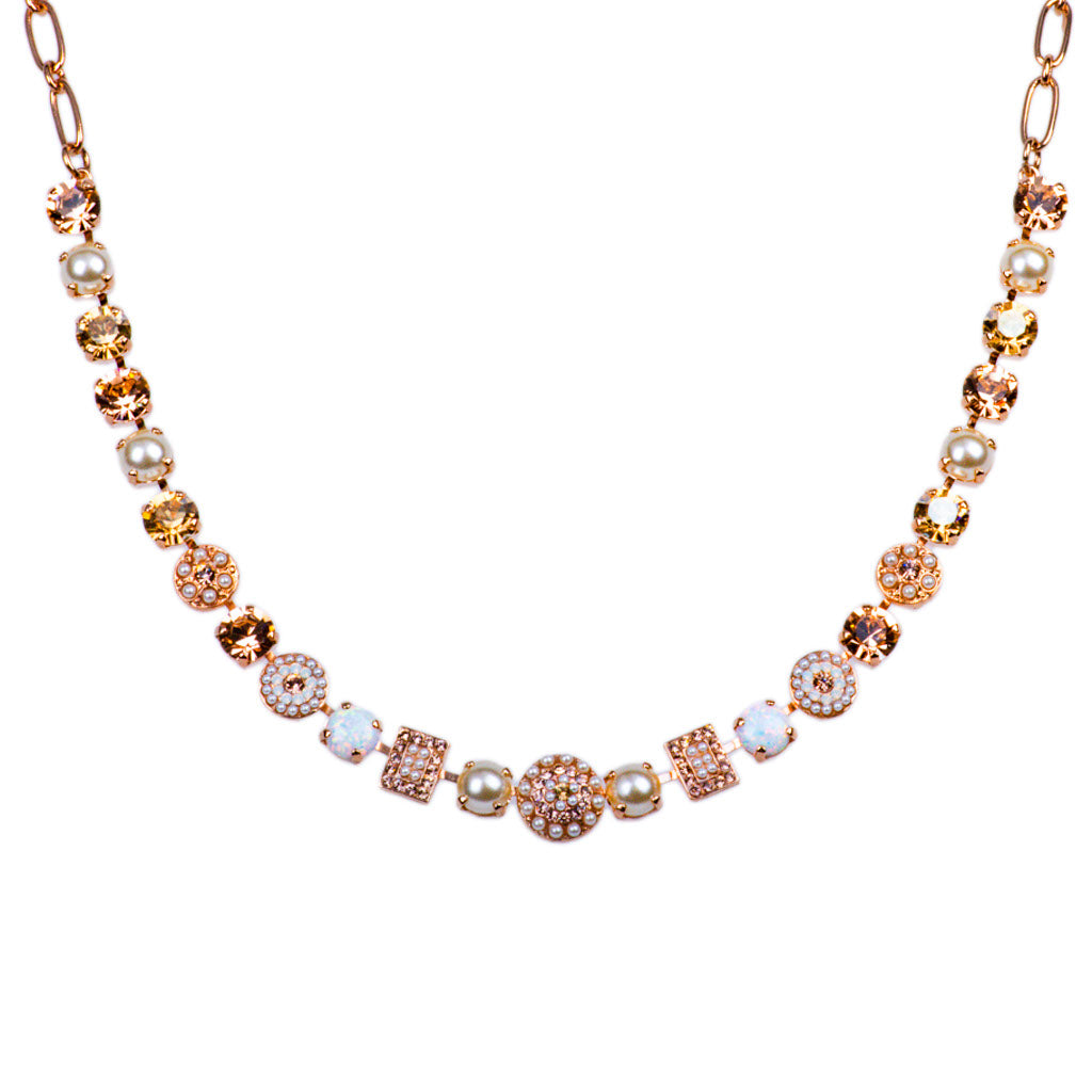 Medium Cluster and Pavé Necklace in "Cookie Dough" *Preorder*