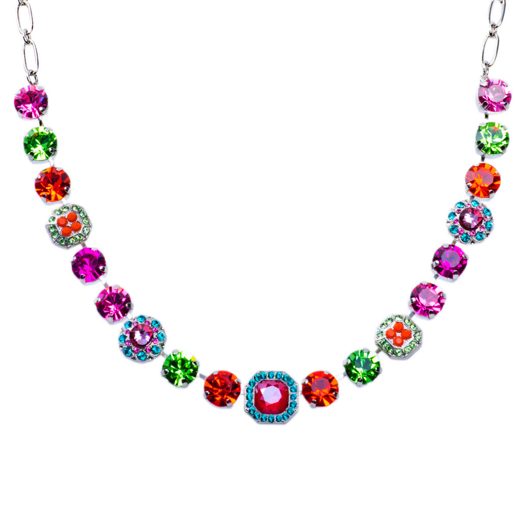 Large Square Cluster Necklace in "Rainbow Sherbet" *Preorder*