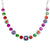 Large Square Cluster Necklace in "Rainbow Sherbet" *Custom*