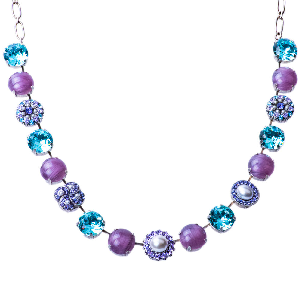 Extra Luxurious Cluster Necklace in "Blue Moon" *Custom*