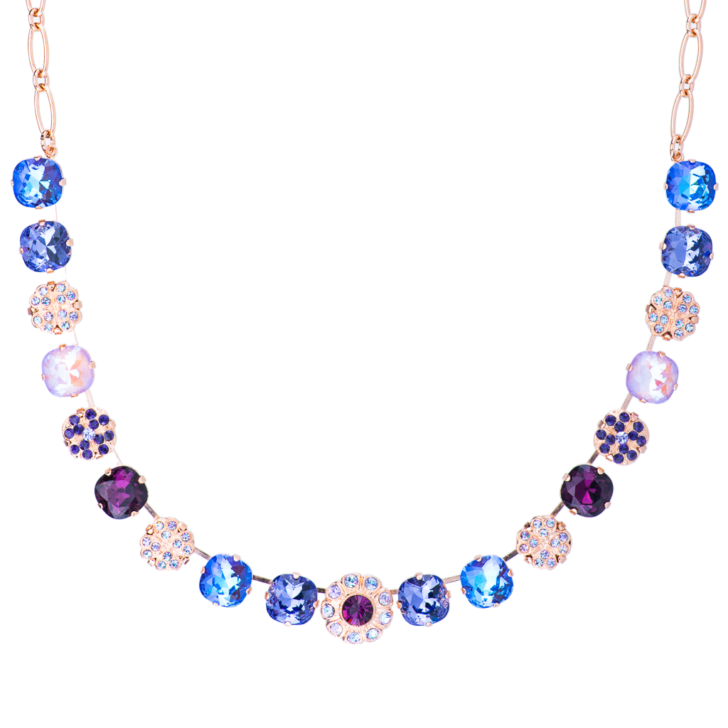 Large Cushion Cut Element Necklace in "Wildberry" *Preorder*