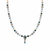 Petite Necklace with Rivoli Center Cluster "Night Sky" *Preorder*