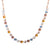 Medium Everyday Necklace in "Butter Pecan" - Rhodium