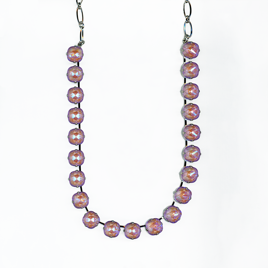 Lovable Cushion Cut Necklace in Sun-Kissed "Lavender" *Custom*