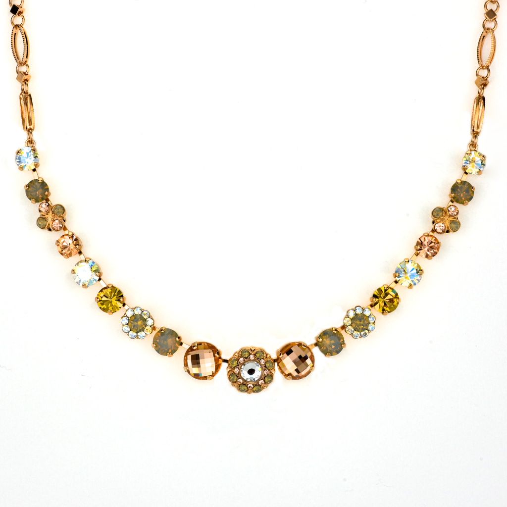 Medium Mixed Cluster Necklace in "Peace" *Preorder*
