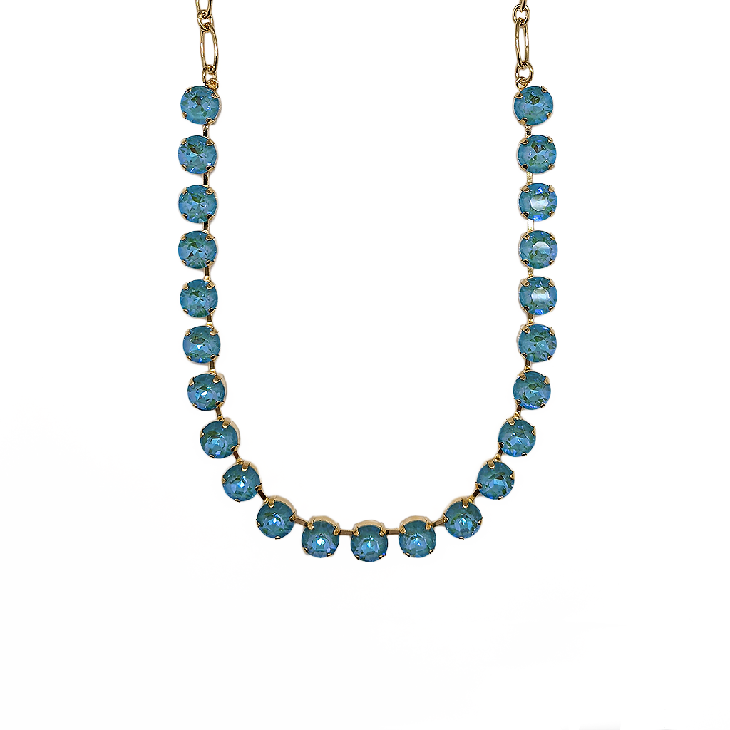 Large Everyday Necklace in Sun-Kissed "Aqua" *Preorder*
