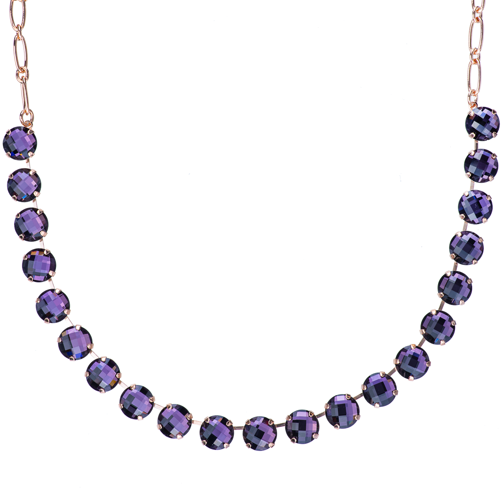 Large Round Necklace in "Amethyst" *Preorder*