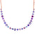 Medium Rosette Necklace in "Wildberry" *Preorder*