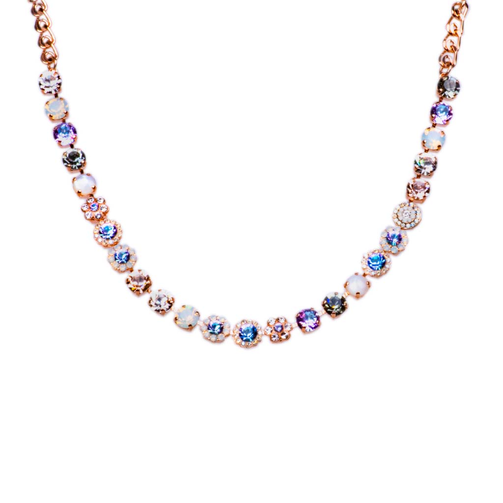 Medium Rosette Necklace in "Ice Queen" *Preorder*