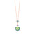 Heart and Petite Flower Pendant in "Chamomile" *Custom*