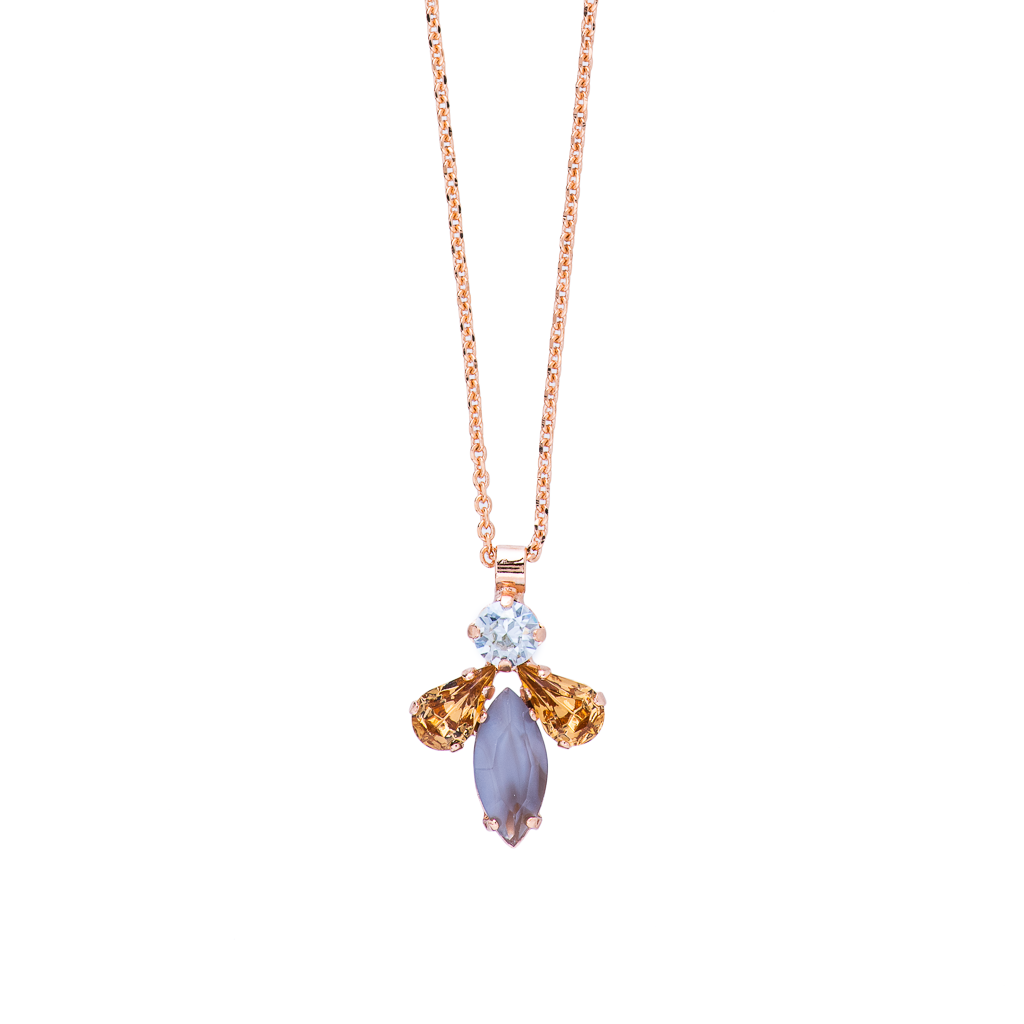 Pear Marquise Pendant In "Earl Grey" *Preorder*