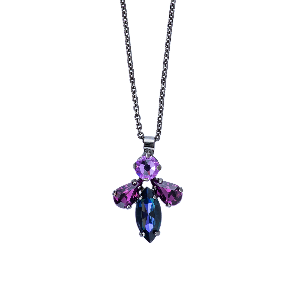 Pear Marquise Pendant In "Wildberry" *Preorder*