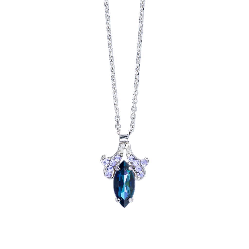 Ornate Marquise Pendant in "Wildberry" *Preorder*