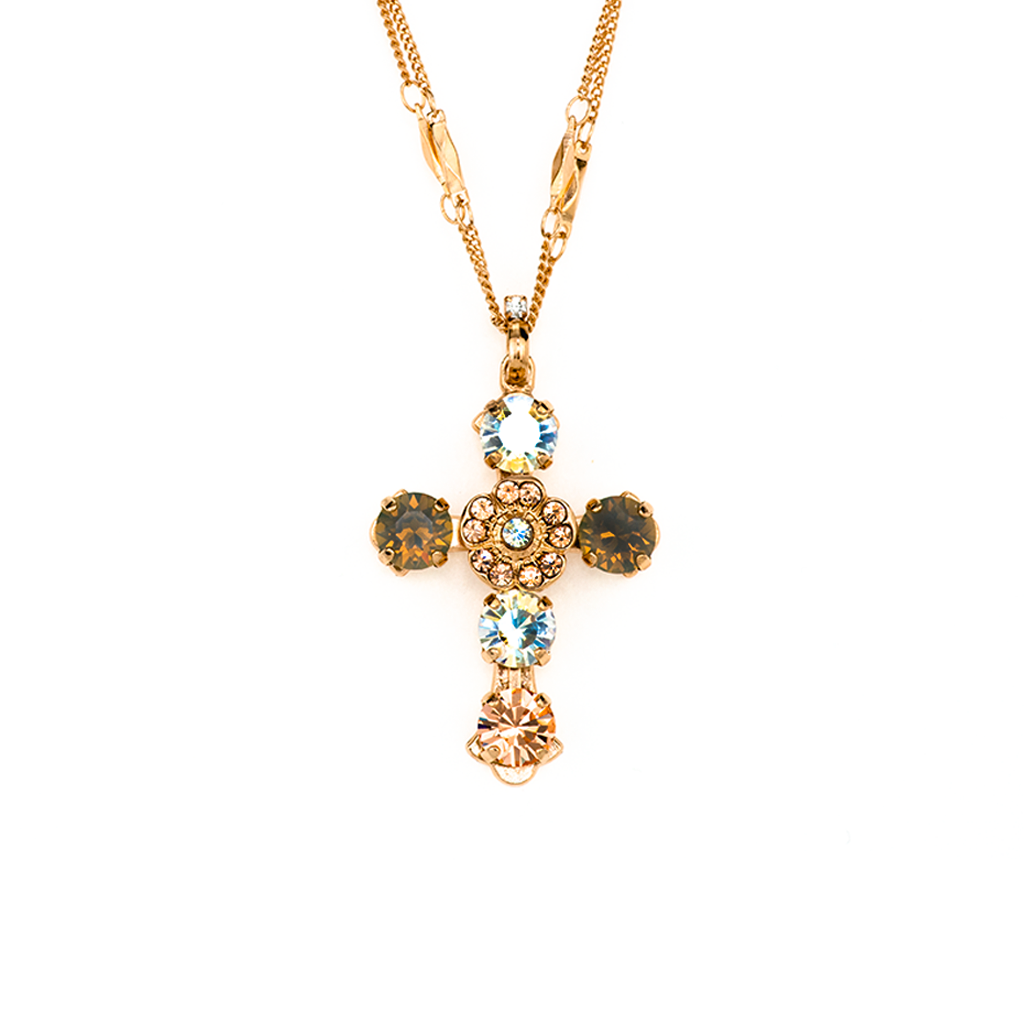 Flower cross pendant Clearance