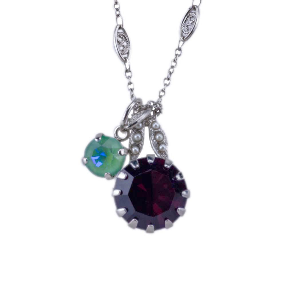 Extra Luxurious Double Stone Pendant in "Enchanted" *Preorder*