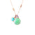Extra Luxurious Double Stone Pendant in "Mint Chip" *Preorder*